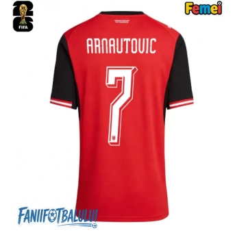 Austria Marko Arnautovic #7 Echipament de Fotbal Replică Mondial 2026 Femei Acasa